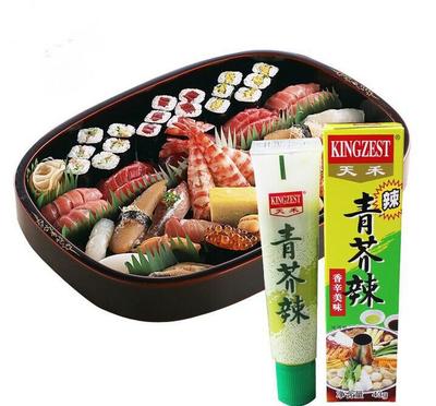 【天禾青芥辣43g 配海鲜 芥末/芥辣酱/寿司料理/风味拌菜用】价格_厂家_图片
