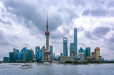 城市全景夜景云图片