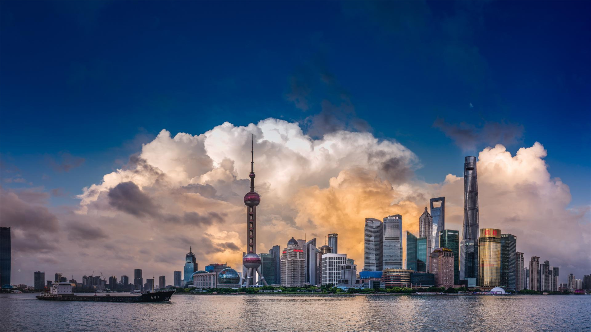 魔都上海迷幻风景高清桌面壁纸-风景壁纸-壁纸下载-美桌网