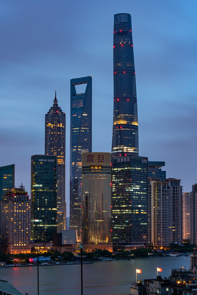 上海陆家嘴夜景